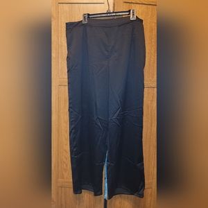 NWT Time and Tru satin wide leg pants size XXL or women's size 20